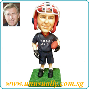 Full Custom 3D Caricature Rugby Bobblehead Figurine